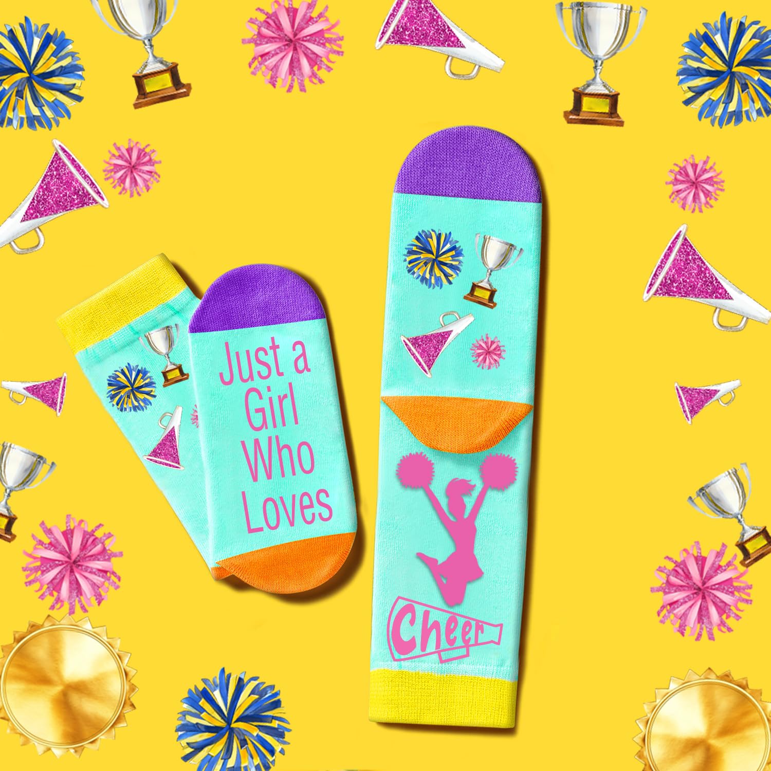 FJHAIY pink cheering-girl stickers brighten planners and gifts