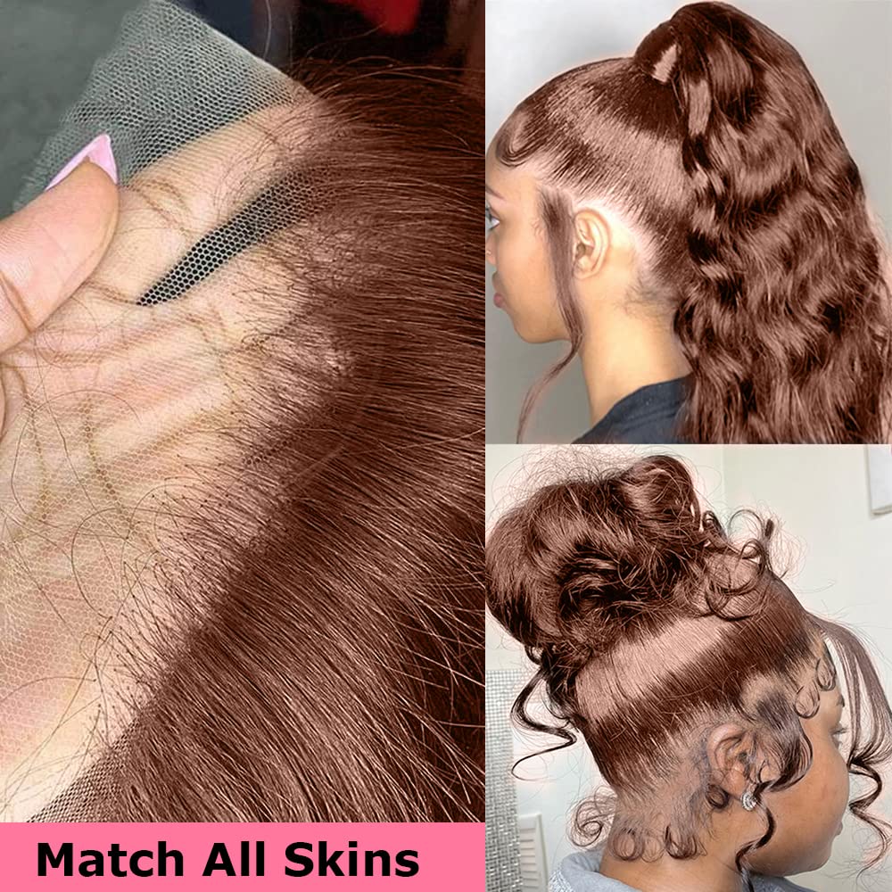 FKFO lace front wig with glueless fit and four combs for secure wear