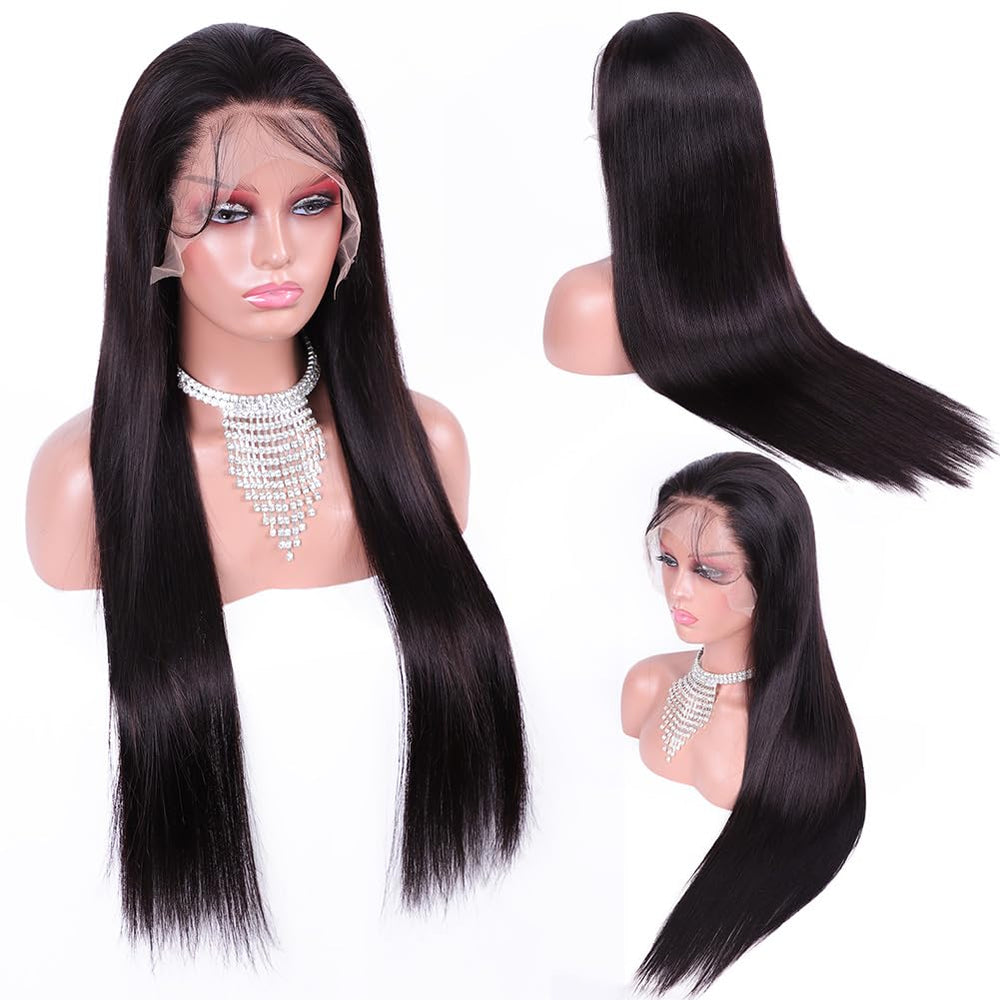 Flady bleached knots pre-plucked natural hairline image demonstrates ready-to-wear comfort.