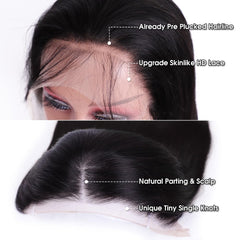 Flady glueless cap 22-5 inch adjustable straps shown for easy installation.