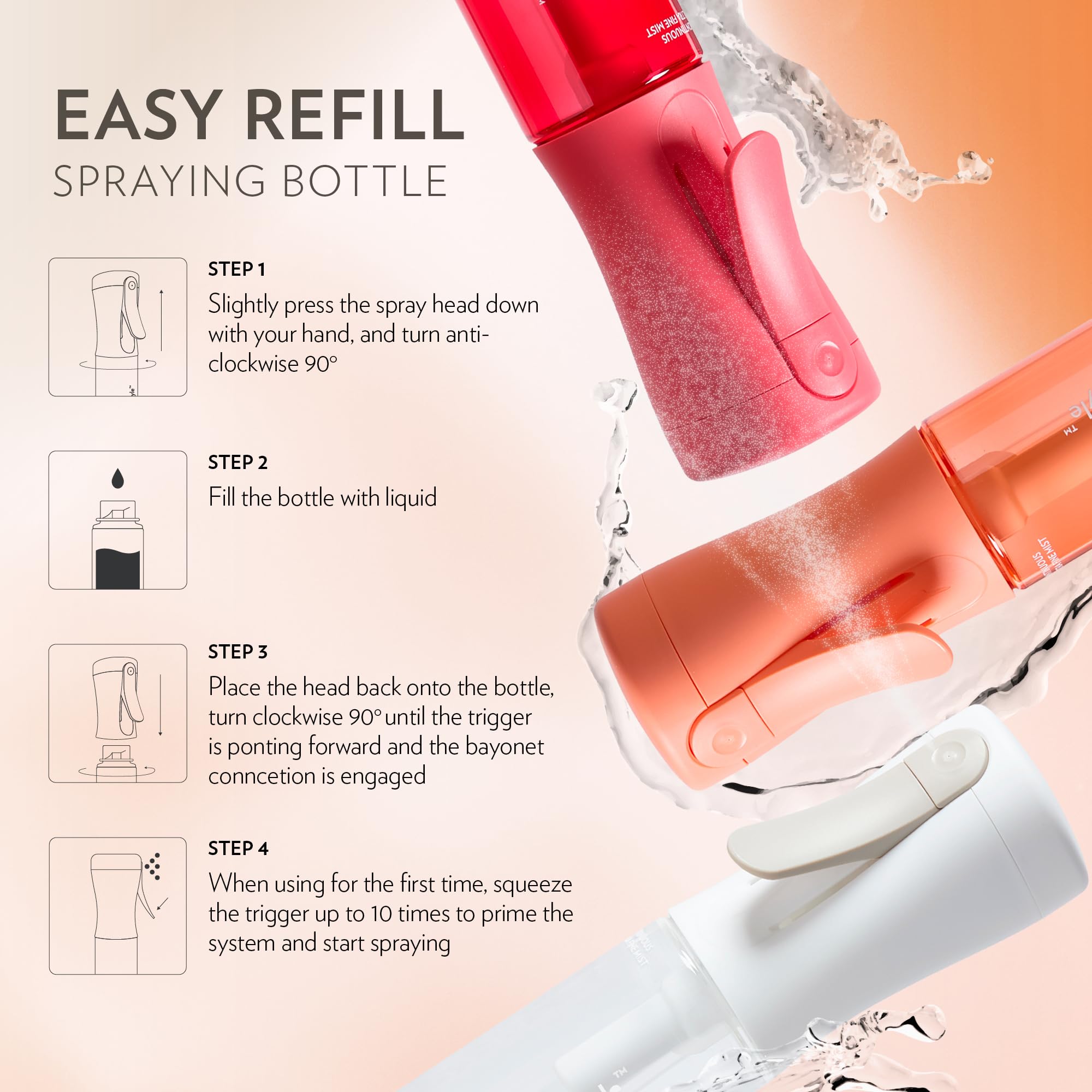 FLAIROSOL MyStyle PET material offers durable, lightweight use