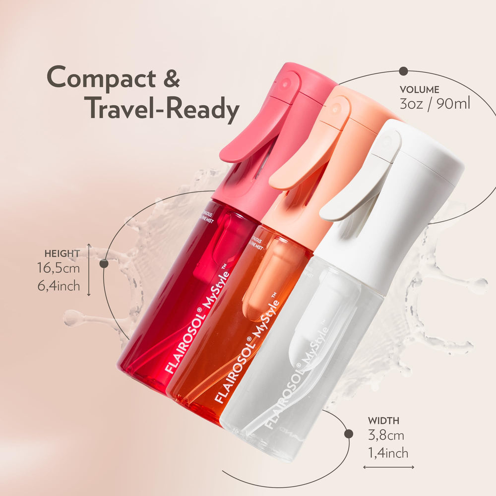 FLAIROSOL MyStyle twist-top refill allows quick, clean topping