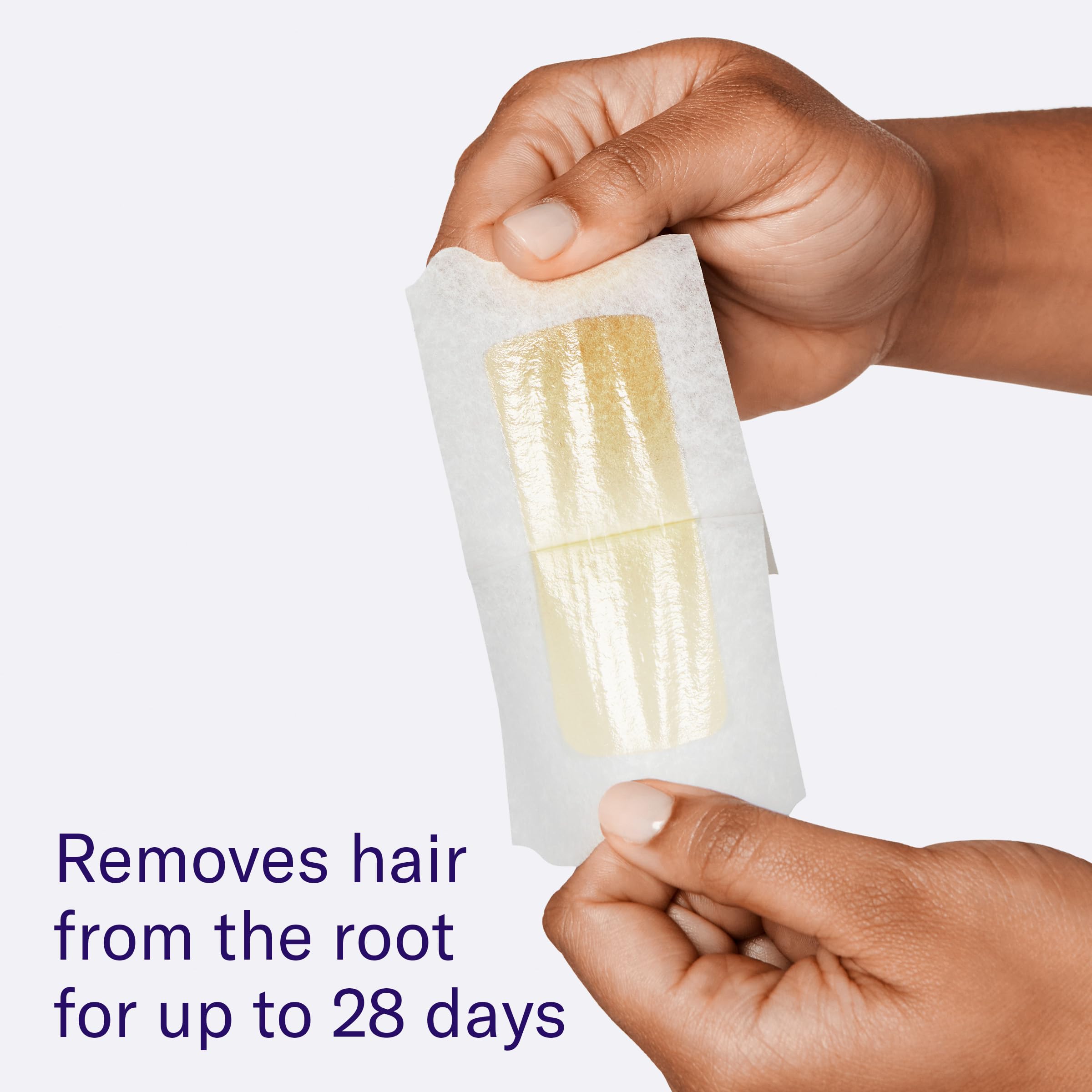 Flamingo Wax Strips post-wax cloths with almond oil for soothing aftercare.