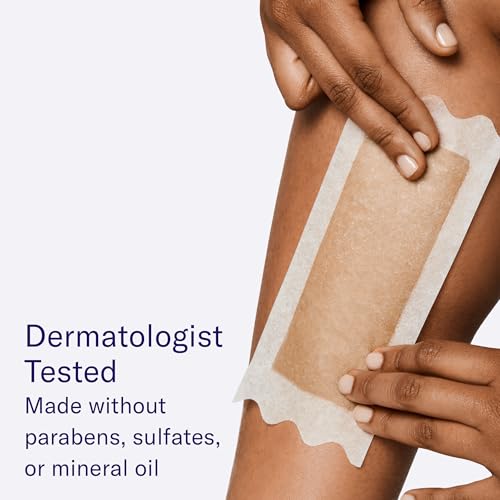 Flamingo Wax Strips underarms-application for quick underarm waxing.