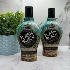 Flash Black European Gold nourishes skin with Coconut Oil and Milk for softness