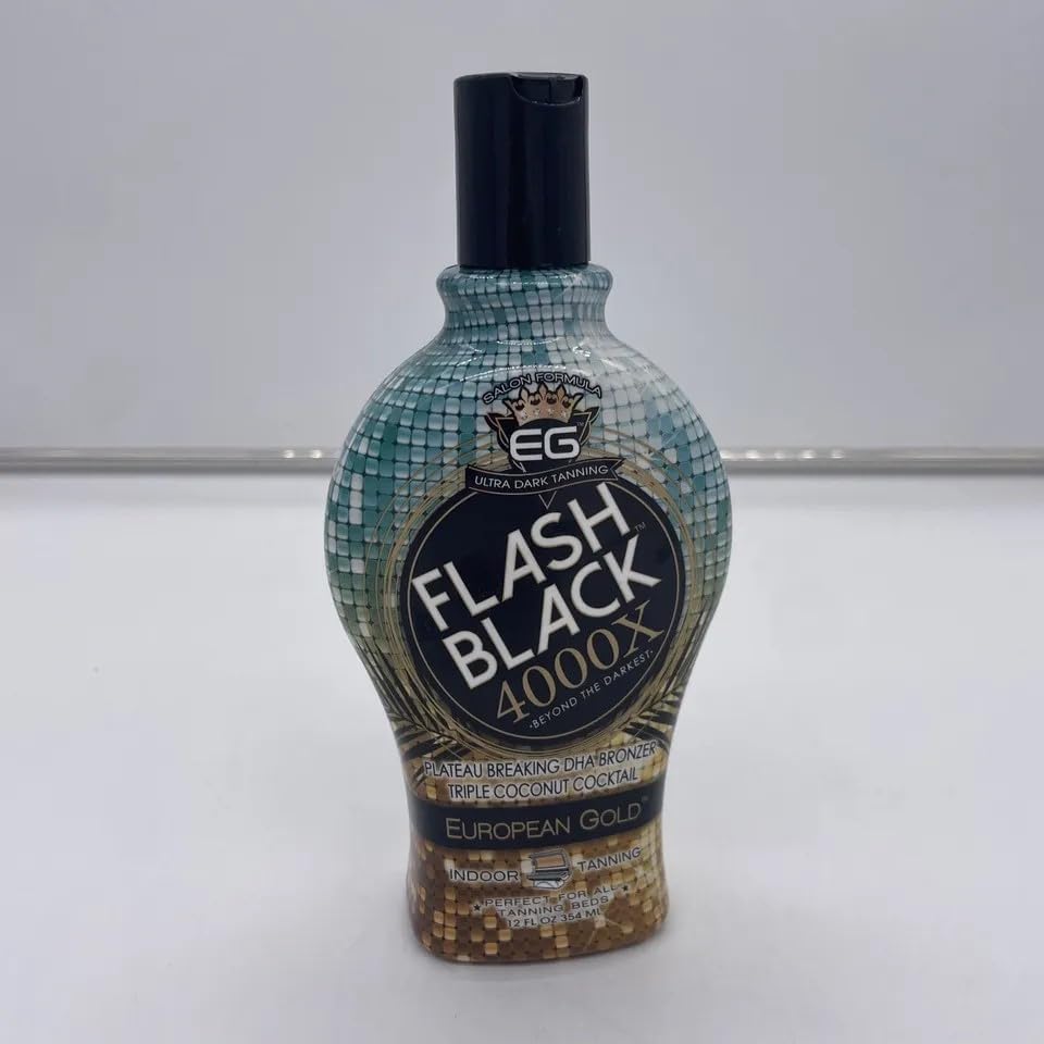 Flash Black European Gold tattoo-brightness with Tiger Grass helps maintain ink vibrancy