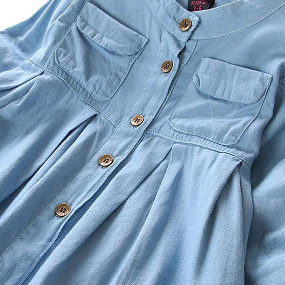 Flashing Boy back-design blue top, stylish silhouette for casual outings.