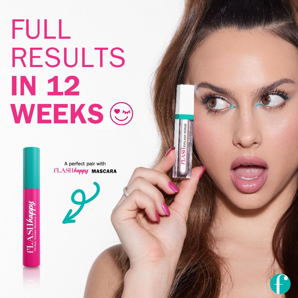 FLASHSERUM early results after 2 weeks on natural lashes