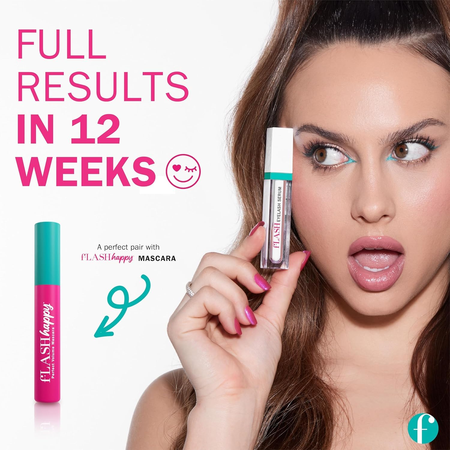 FLASHSERUM travel-size 1mL packaging ideal for on-the-go lash routine