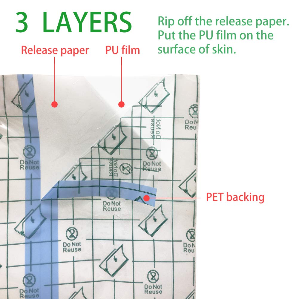 Flatoedu Tattoo Bandage Roll strong adhesion with skin-friendly materials