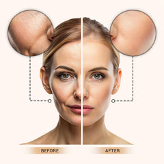 SPF 50 matte foundation bottle highlighting sun protection and shine control.