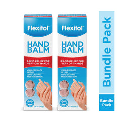 Flexitol Bálsamo para manos aplicado suavemente en la palma, ayuda a hidratar la piel