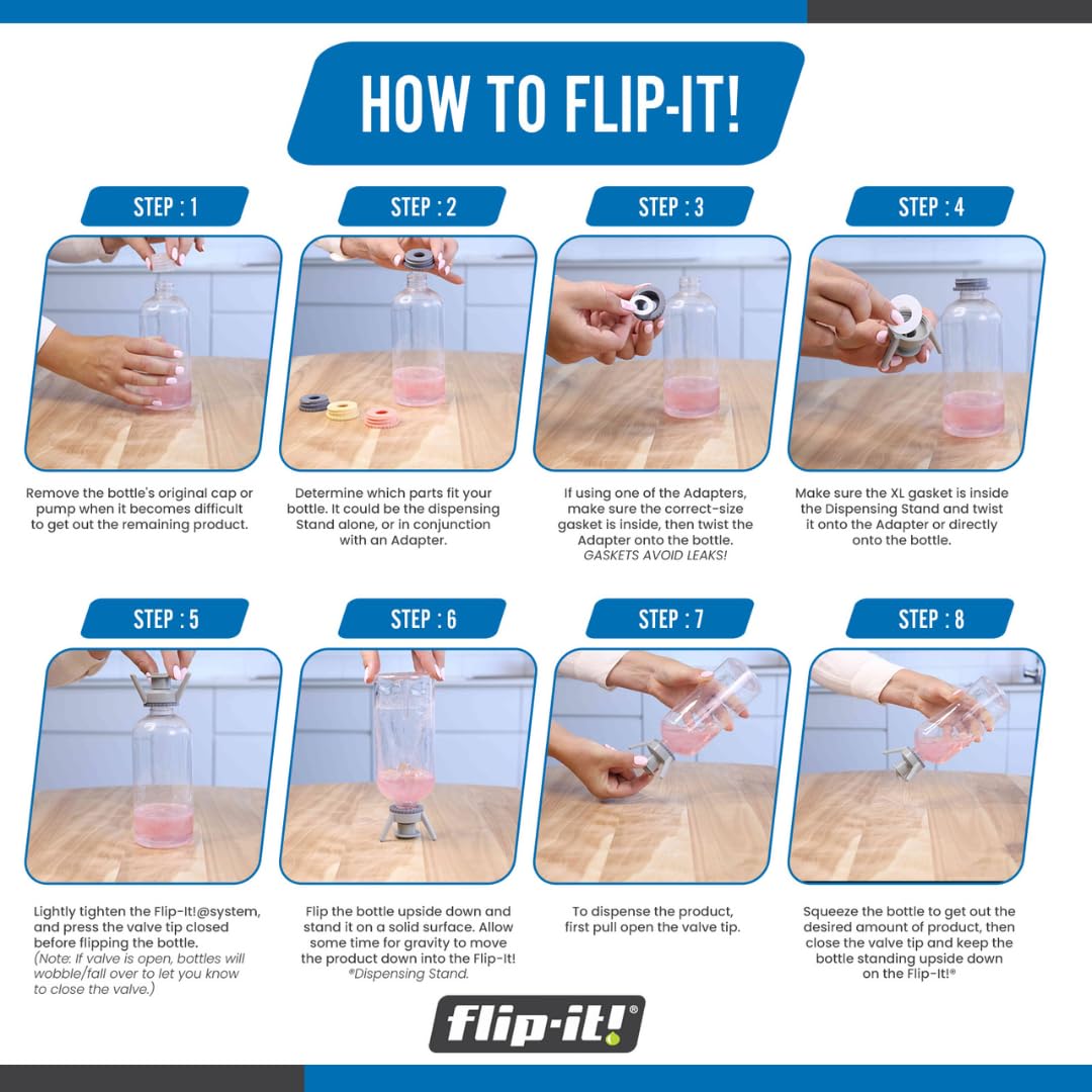 Flip-It! pastel color edition emphasizes stylish bathroom organization.
