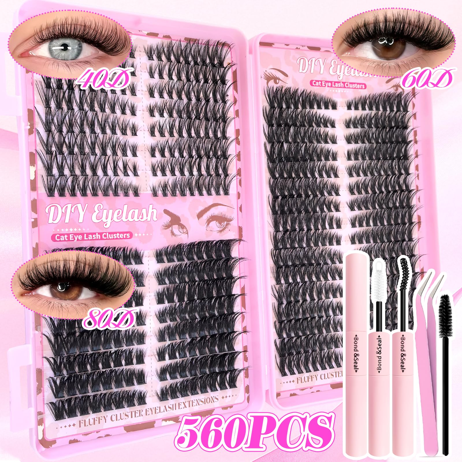 Floranest 560-piece kit enables at-home salon-like results with varied densities.
