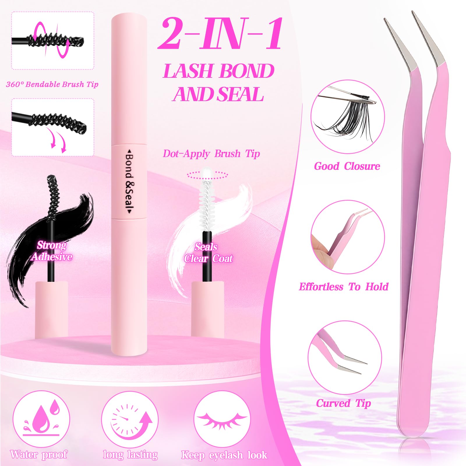 Floranest lightweight lash band offers comfortable wear during daily activity.