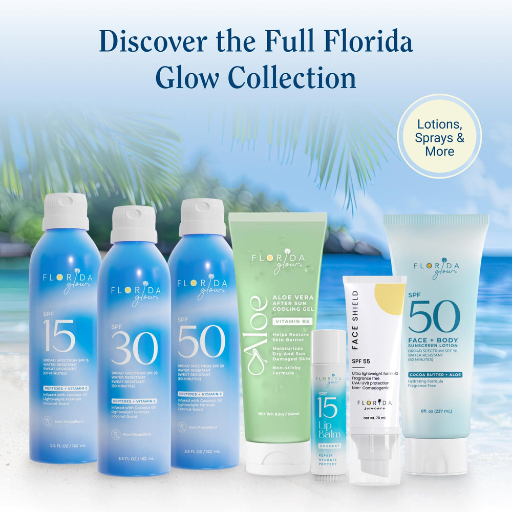 Florida Salt Scrubs coconut oil enriched SPF 50 for moisturized skin