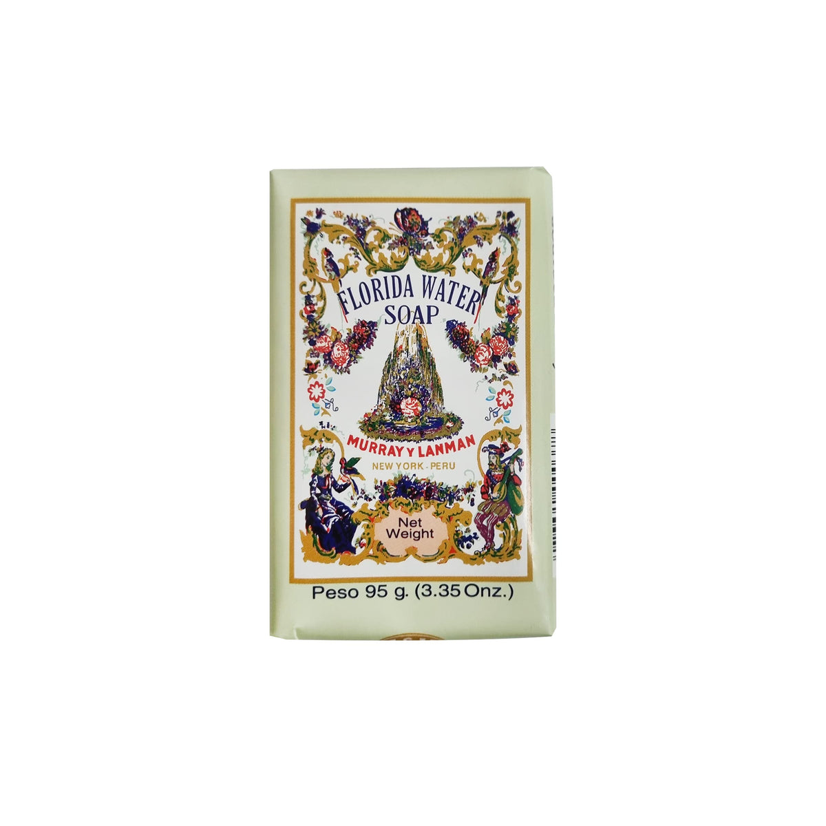 Florida Water Bar Soap pack of four unwrapped bars for a refreshing cleansing routine.