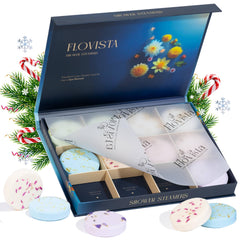 Flovista gift set packaging ready for birthdays and spa-ready gifting.