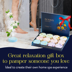 Flovista relaxing aromatherapy shower steamers with lavender and eucalyptus for at-home spa.