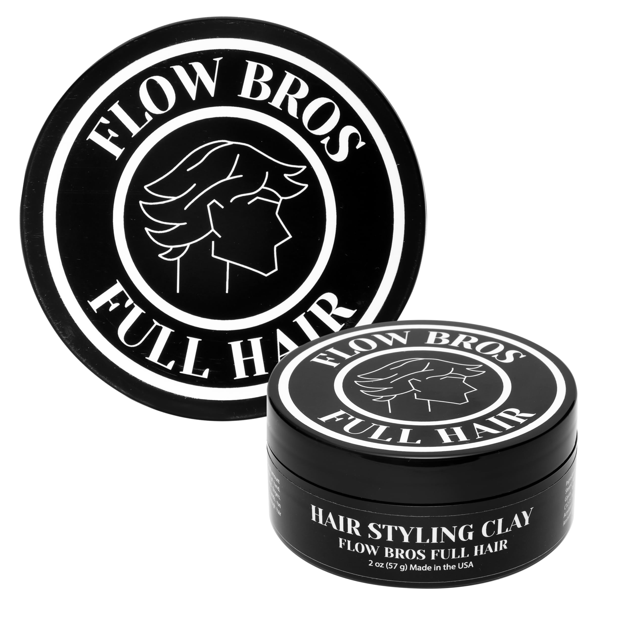 Flow Bros hair clay application scene for quick styling