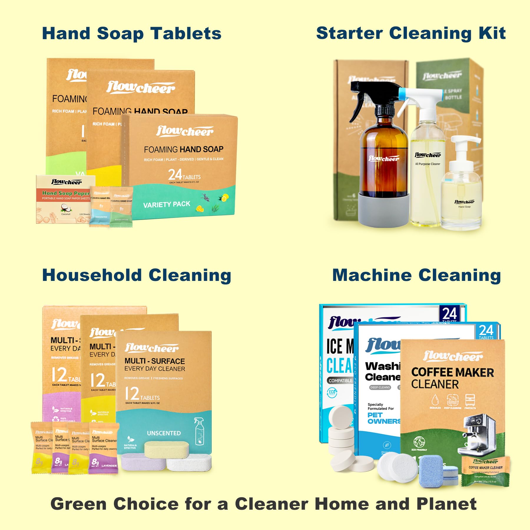 Flowcheer lavender-scent refill for daily handwashing