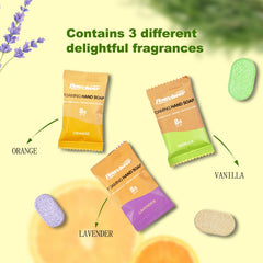 Flowcheer vanilla refill tablet foam closeup creamy cleansing