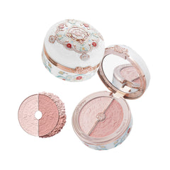 Flower Knows Butterfly Cloud Collar Rouge Box close-up of embossed design for collectible luxury vanity touch-ups.