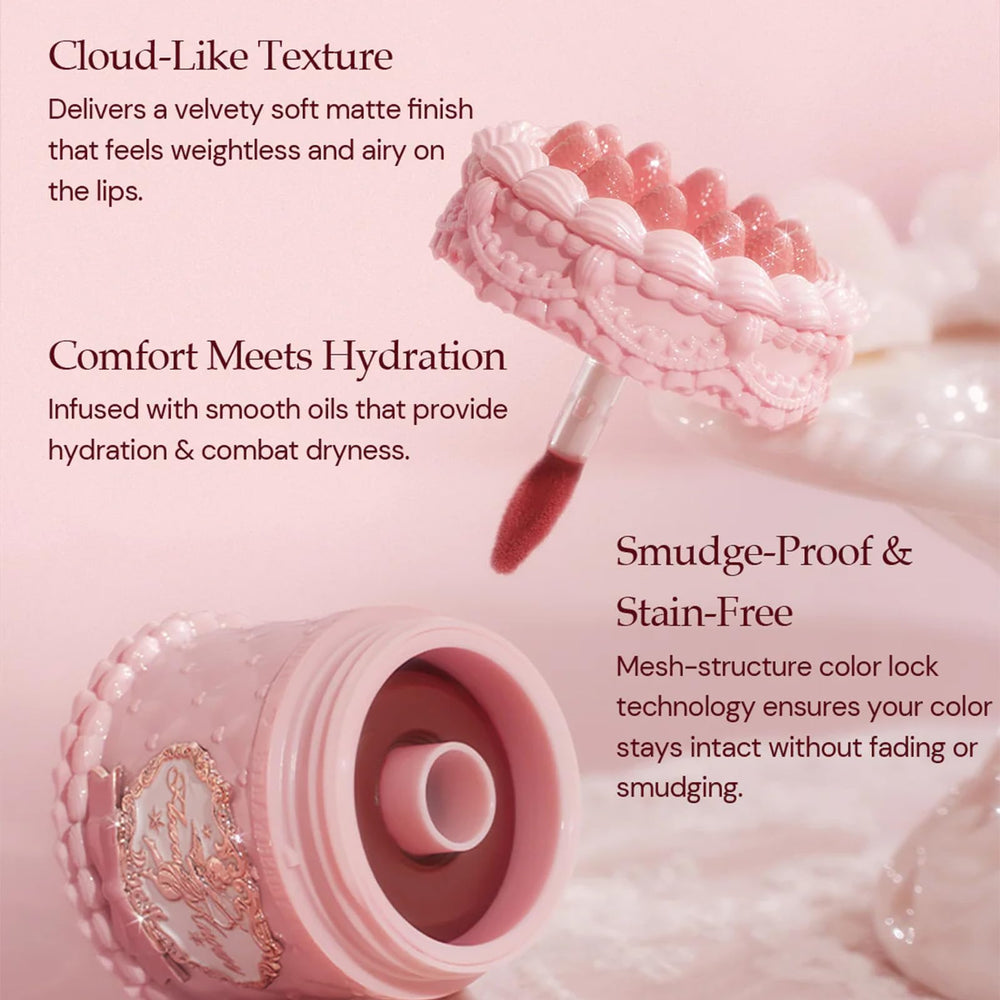 Flower Knows Elastic Color Matrix ensures high-coverage color that resists transfer.