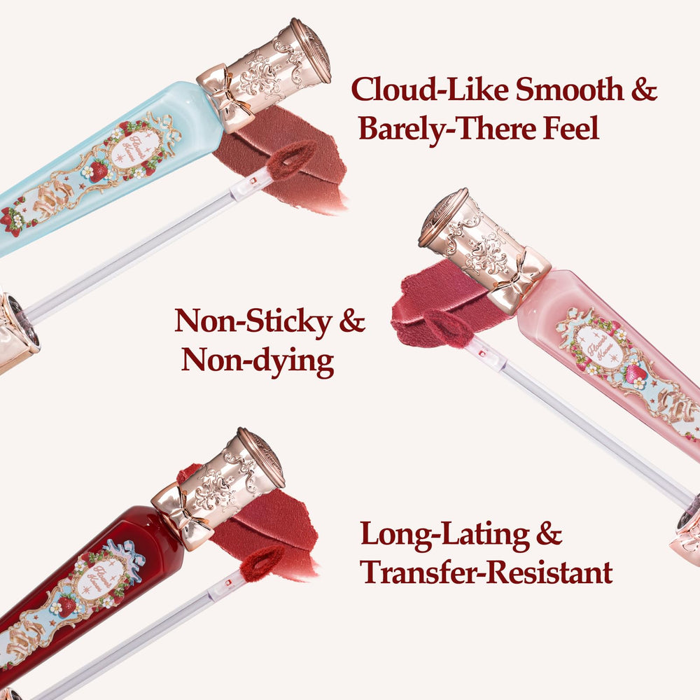 Flower Knows Elastic Color Matrix tech closeup promises long-lasting color and smudge resistance.