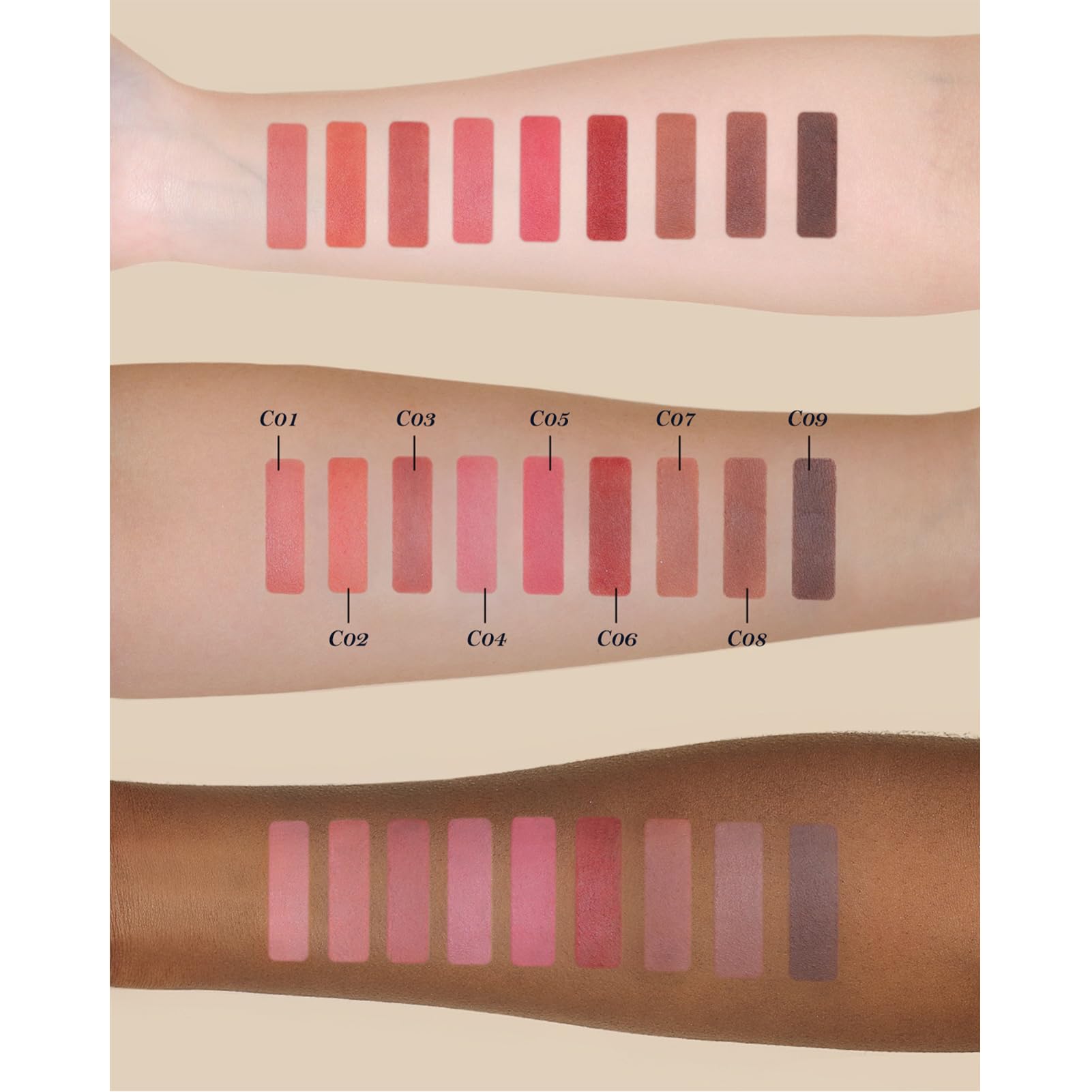 Flower Knows Little Angel lip mud texture demonstrates creamy matte finish with long wear.