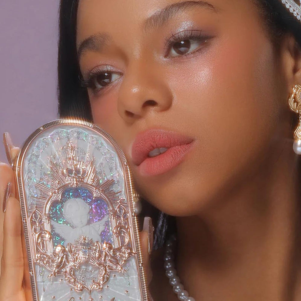 Flower Knows Little Angel Gothic-window design inspires elegant eye makeup looks.