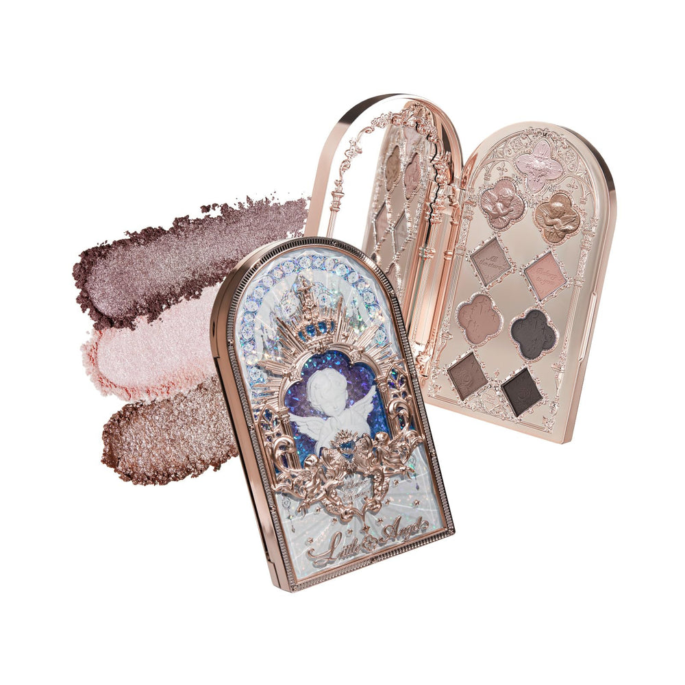 Flower Knows Little Angel palette open packaging showcases gift-ready Gothic design ideal for gifting.