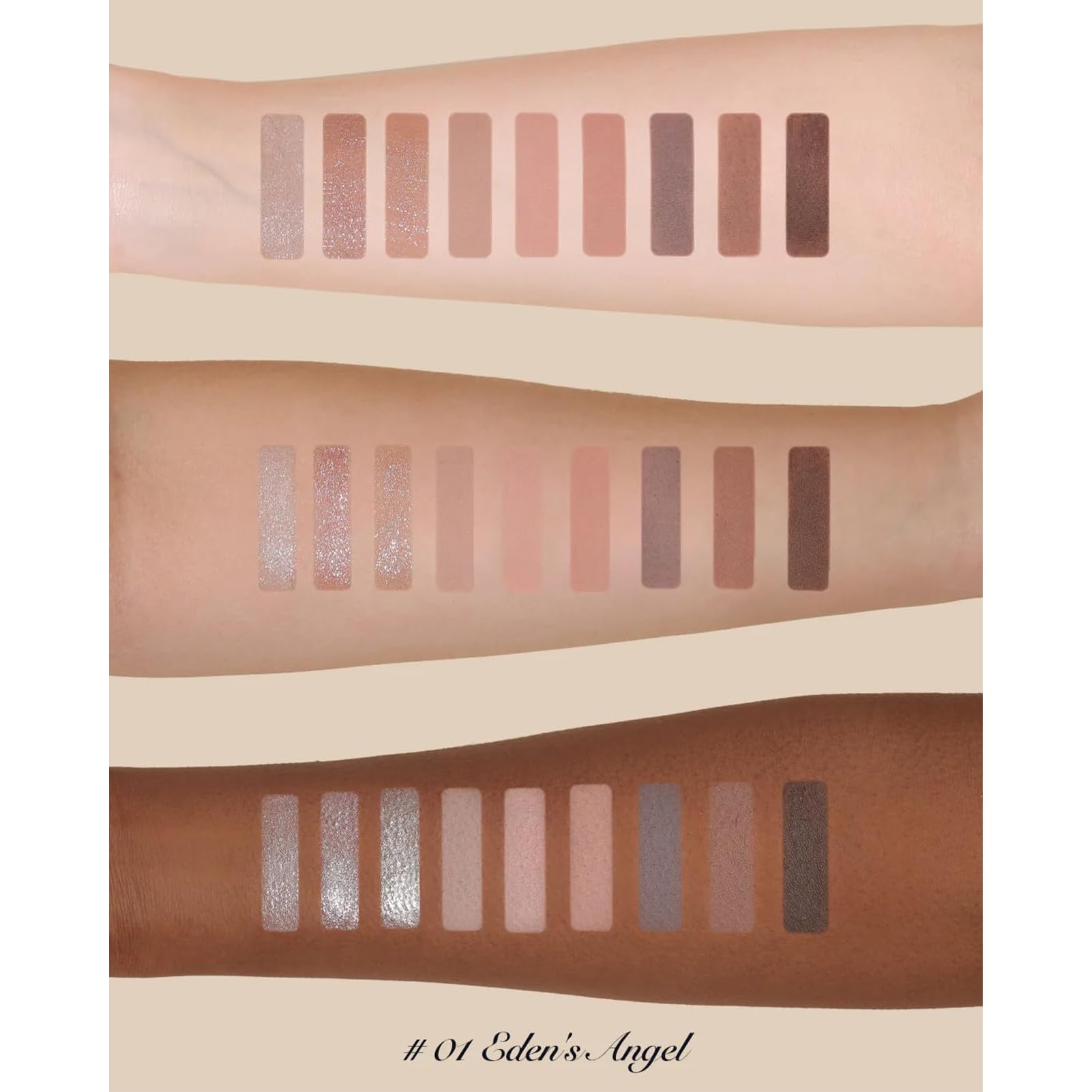 Flower Knows Little Angel shimmer shades deliver foil-like sheen for luminous accents.