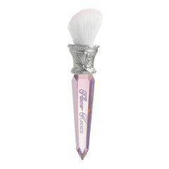 Flower Knows Shell's Jewel Angled Blush Brush delivers precise pigment pickup for sculpted cheeks.