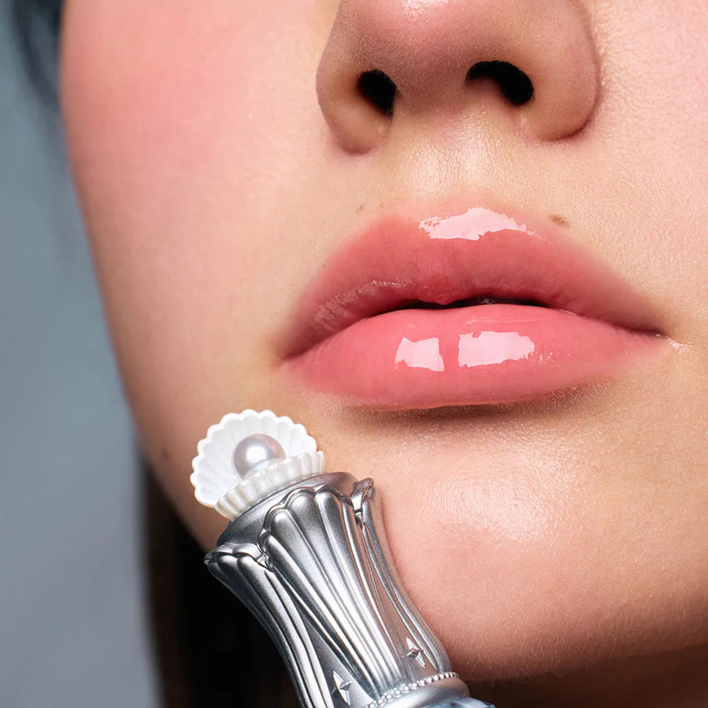 Flower Knows Jewel Lip Glaze with hyaluronic acid supports lasting moisture