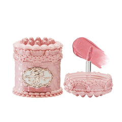Flower Knows Strawberry Cupid Cake lip cream jar with dessert-inspired long-wearing color.