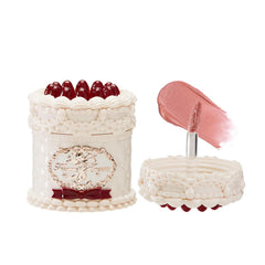 Flower Knows Strawberry Cupid Cake Lip Cream packaging highlights travel-friendly hydration.
