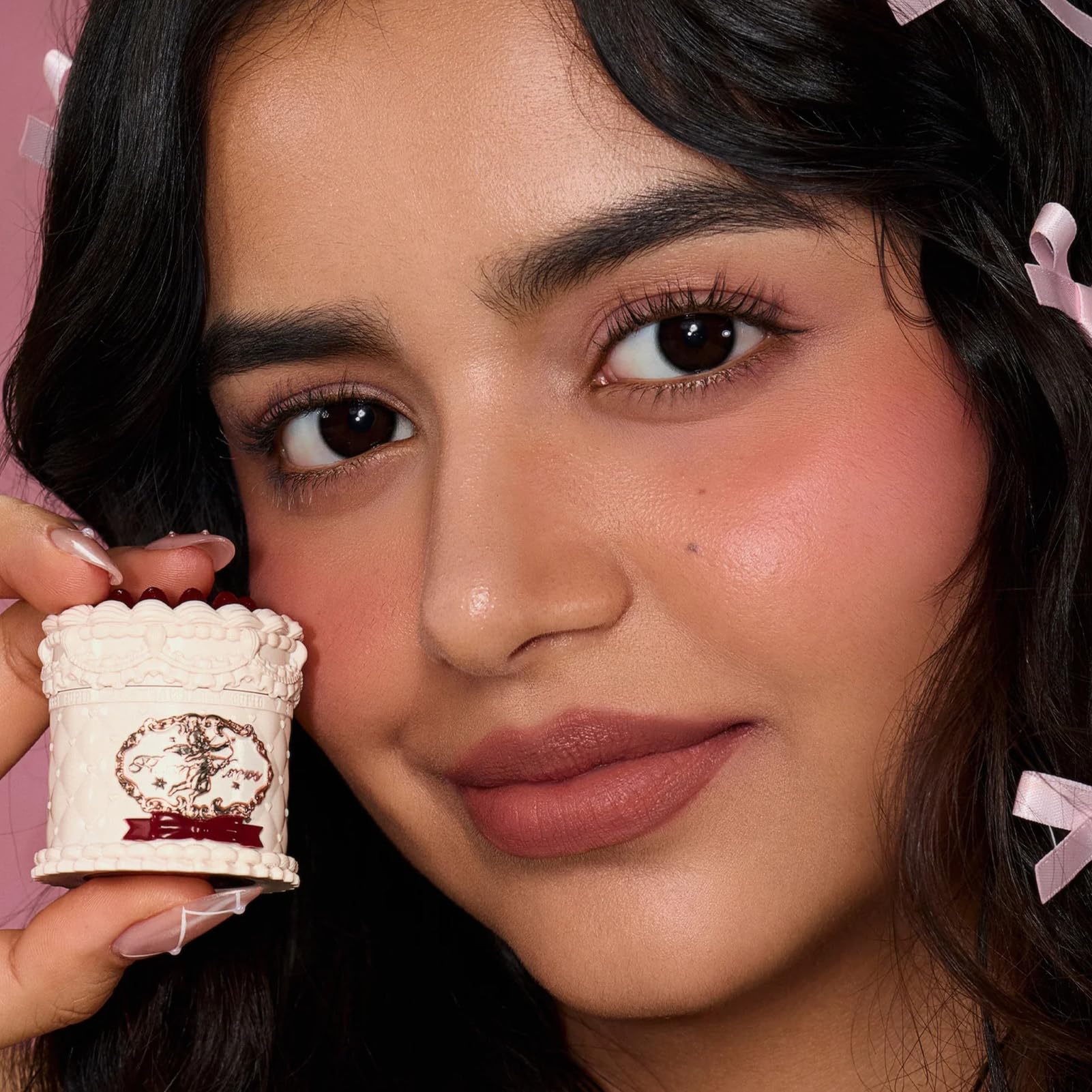 Flower Knows Lip Cream red trio swatches for bold, timeless color.