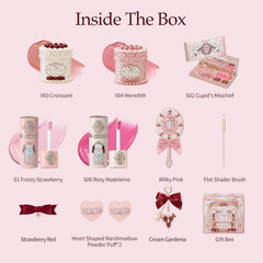 Flower Knows Strawberry Cupid lip cream V04 delivers vibrant shade and soft wear.