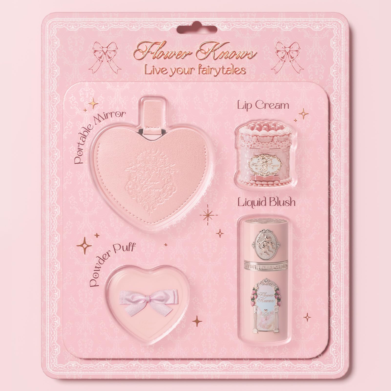 Flower Knows Strawberry Cupid Lip Cream close-up showing smooth, long-wear color for daily looks.