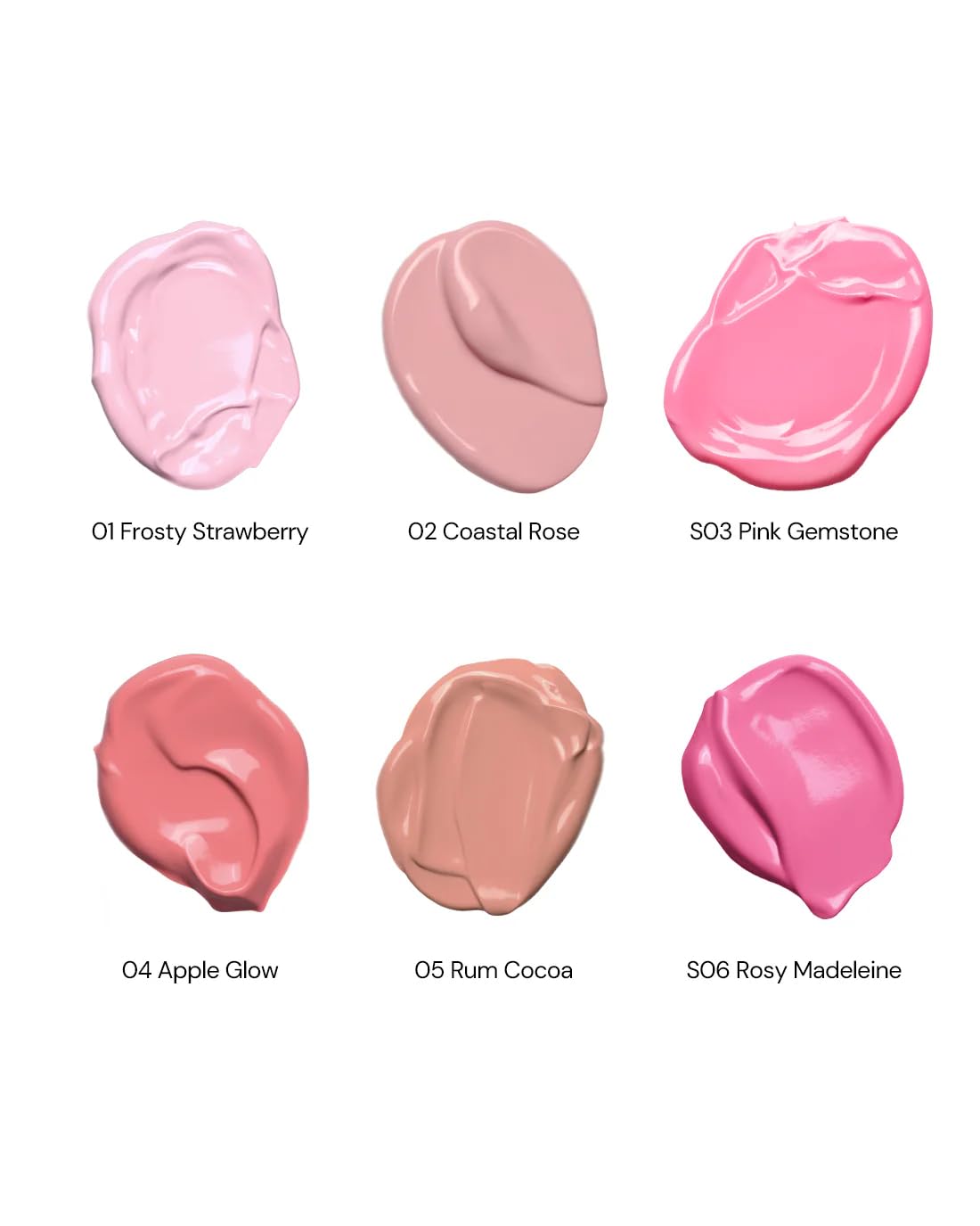 Flower Knows Strawberry Cupid Liquid Blush texture swirl shows creamy, buildable color payoff.