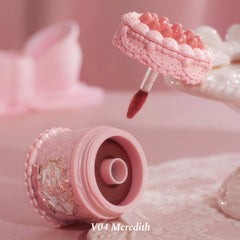 Flower Knows Strawberry Cupid Liquid Blush close-up highlighting natural flush and blendable formula.