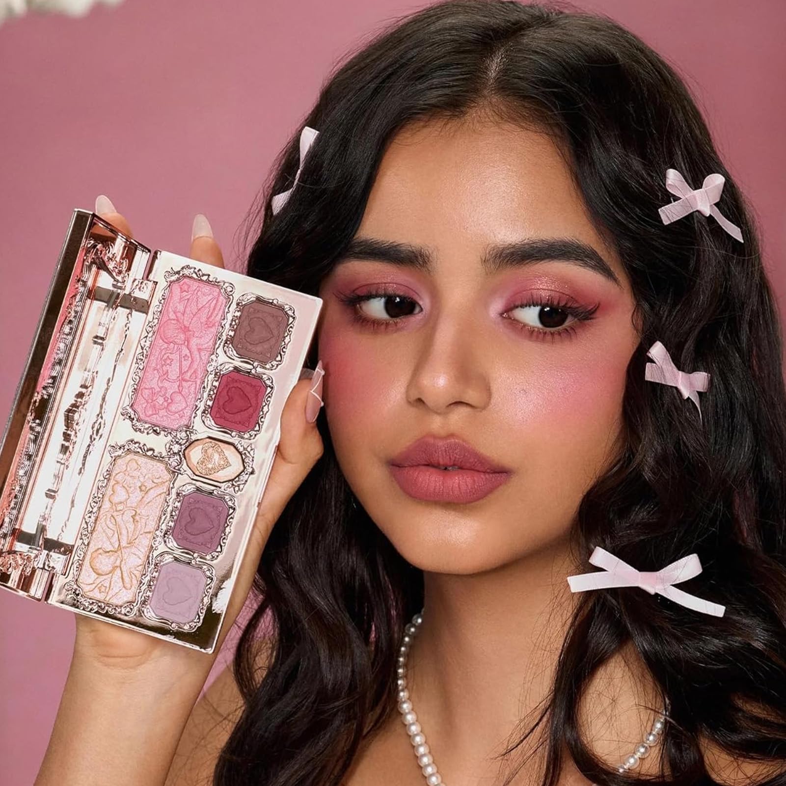 Flower Knows Strawberry Cupid Palette cruelty-free formula supports guilt-free beauty