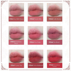 Flower Knows Strawberry Rococo Cloud Lip Cream applicator for precise application.