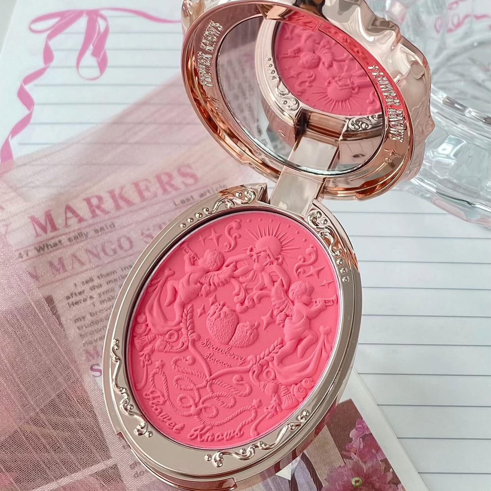 Flower Knows Romantic Blossom pink shade adds springtime brightness to makeup looks.