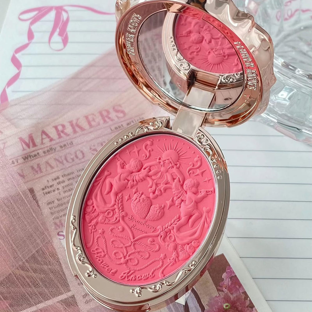 Flower Knows Romantic Blossom pink shade adds springtime brightness to makeup looks.