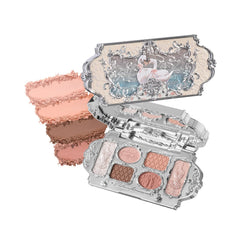 Flower Knows Swan Ballet palette cover showcases elegant design for gifting and daily looks.