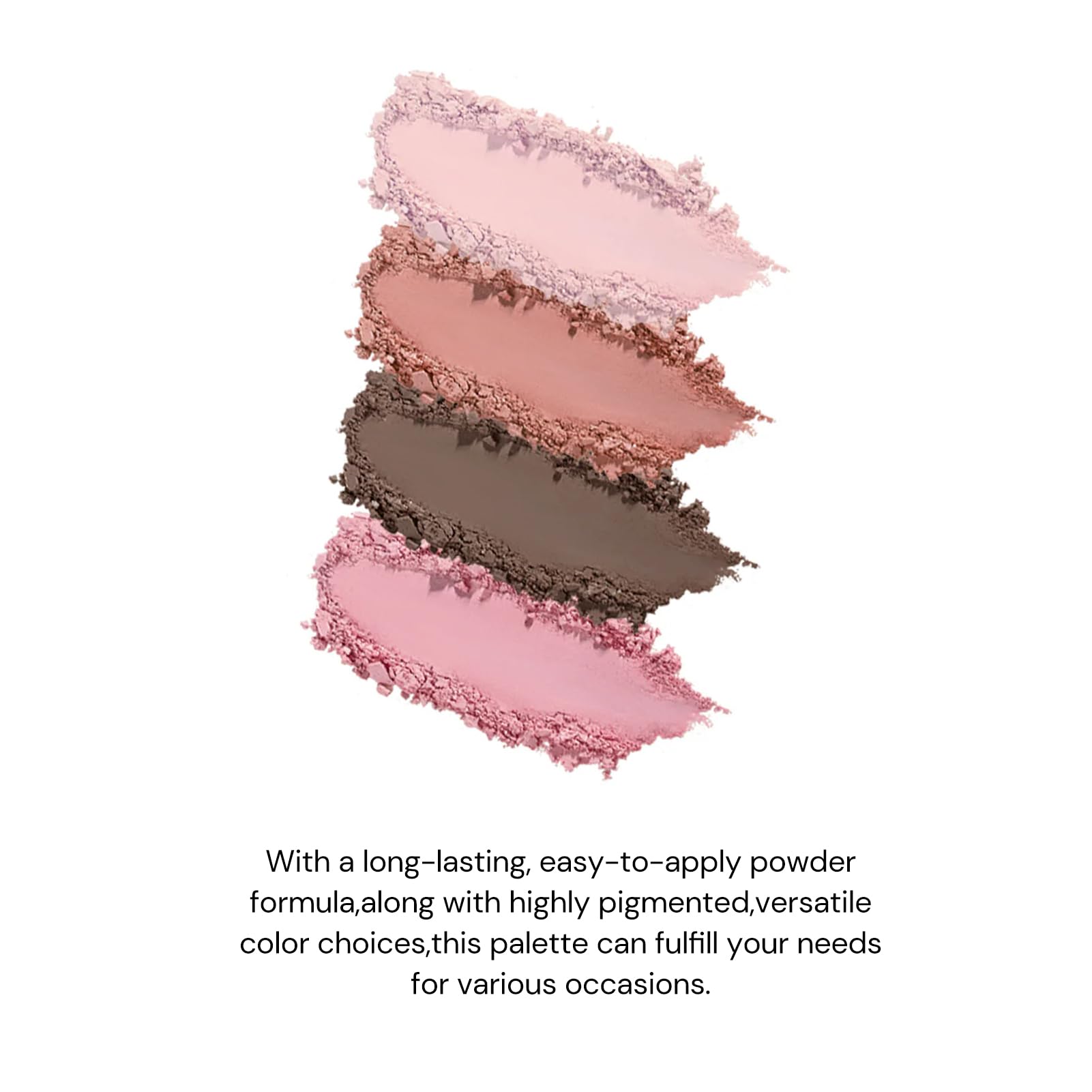 Flower Knows Swan Ballet Palette open shades reveals six color options for versatile looks.