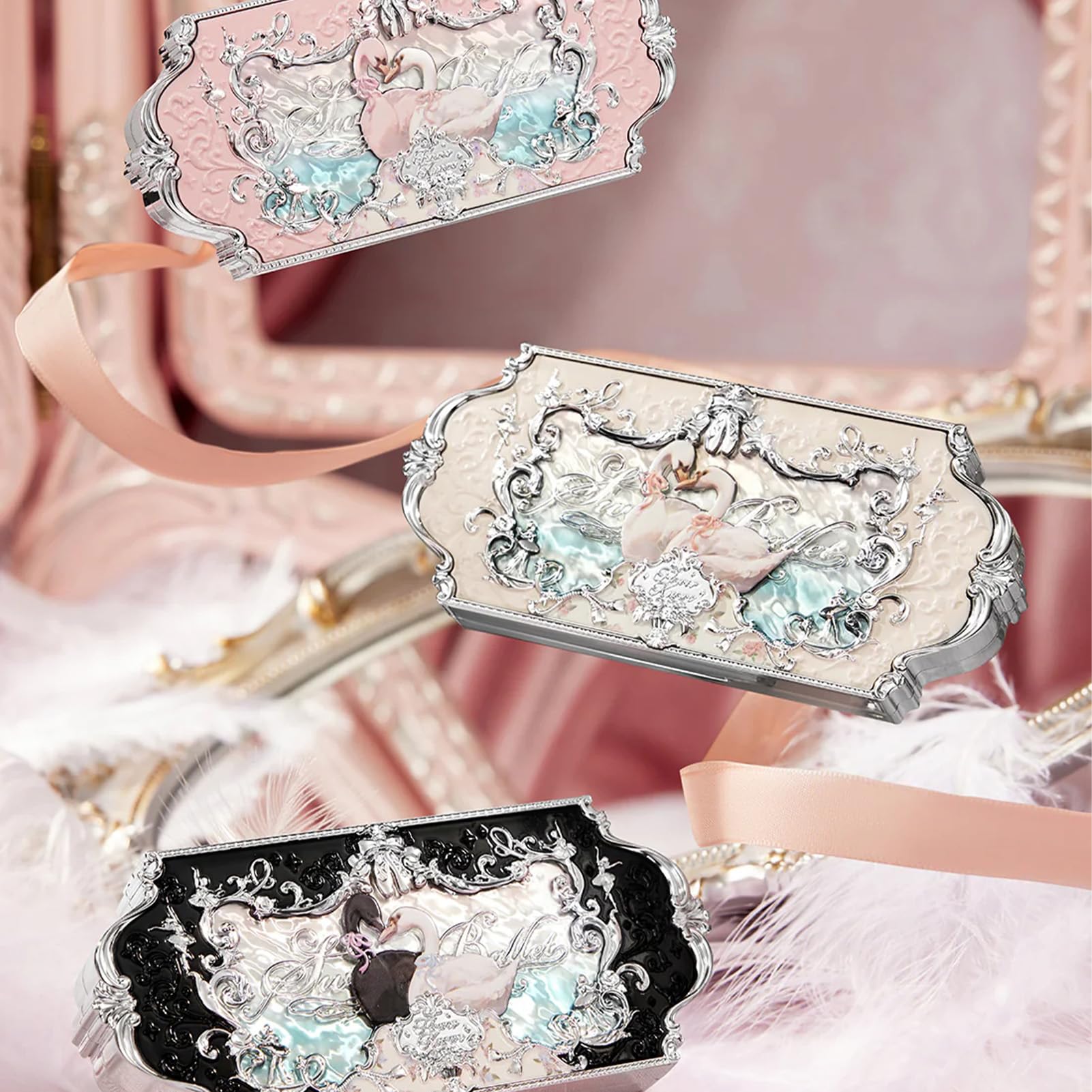 Flower Knows Swan Gift-ready packaging signals premium gifting potential.