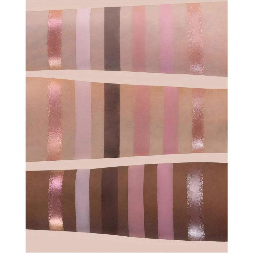 Flower Knows Swan Matte Shades closeup highlights silky texture for easy blending.